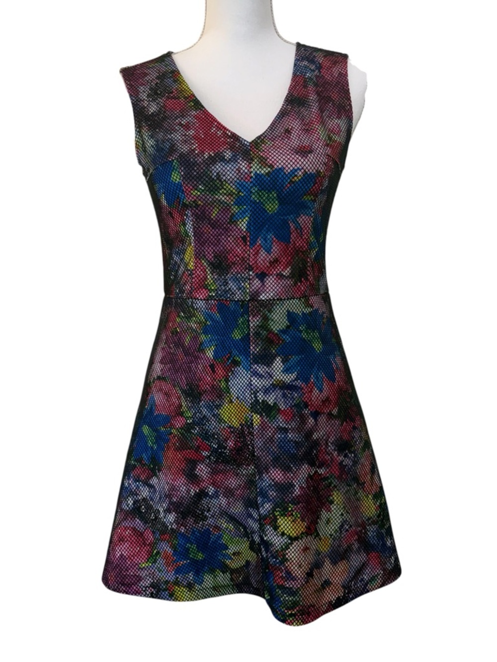 Saks Fifth Avenue Floral and Fit mini dress XS